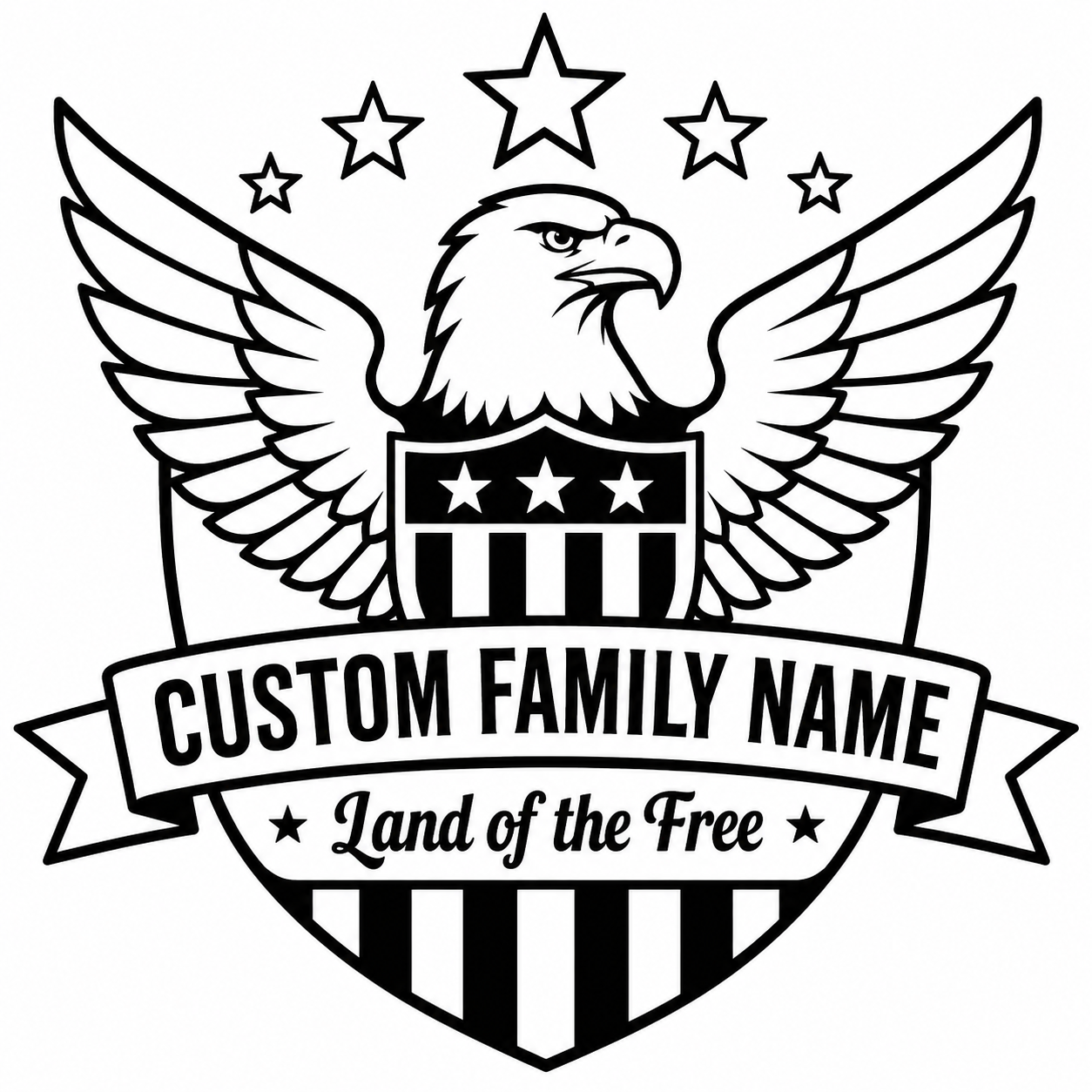 American Flag signs