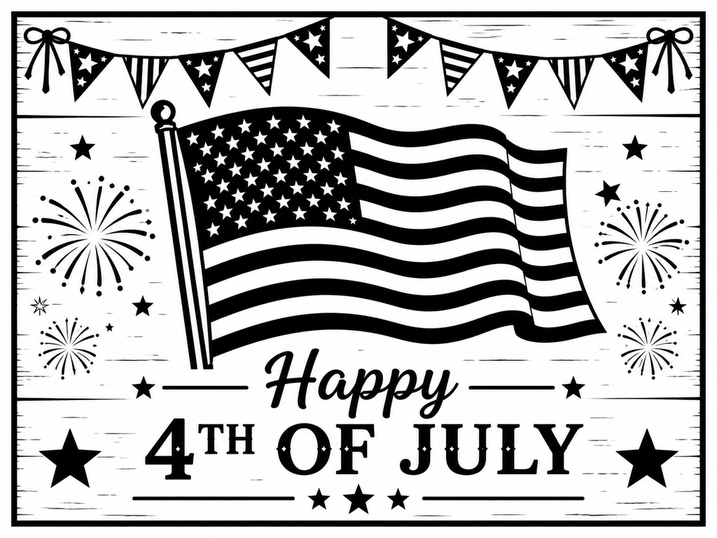 American Flag signs