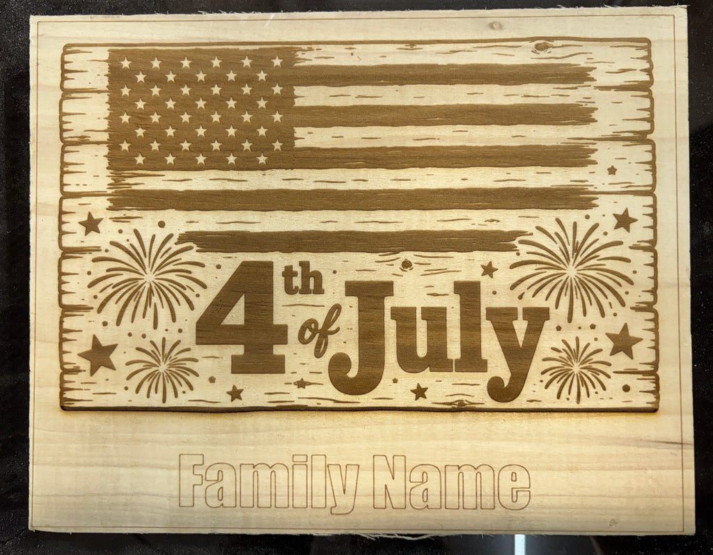 American Flag signs