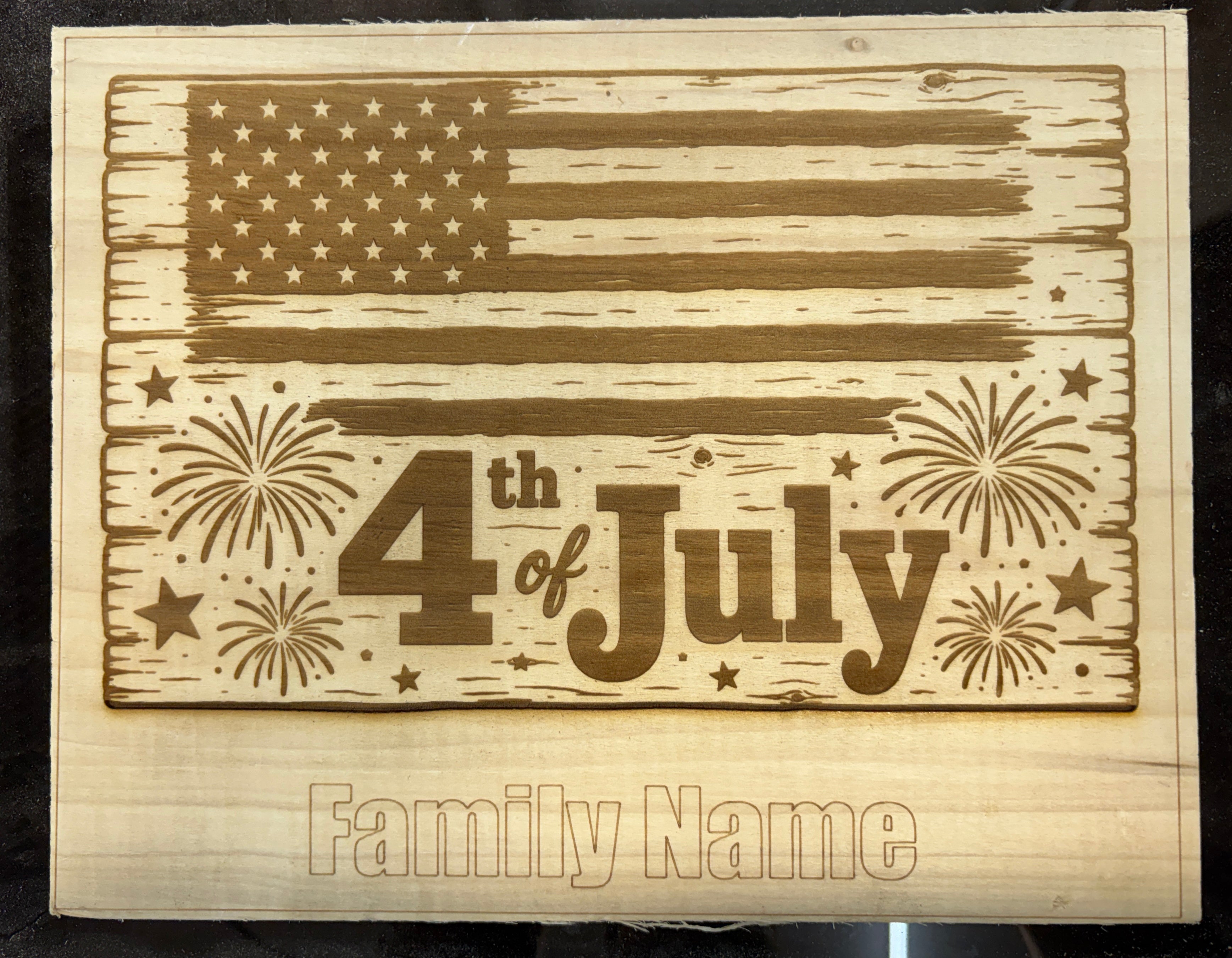American Flag signs