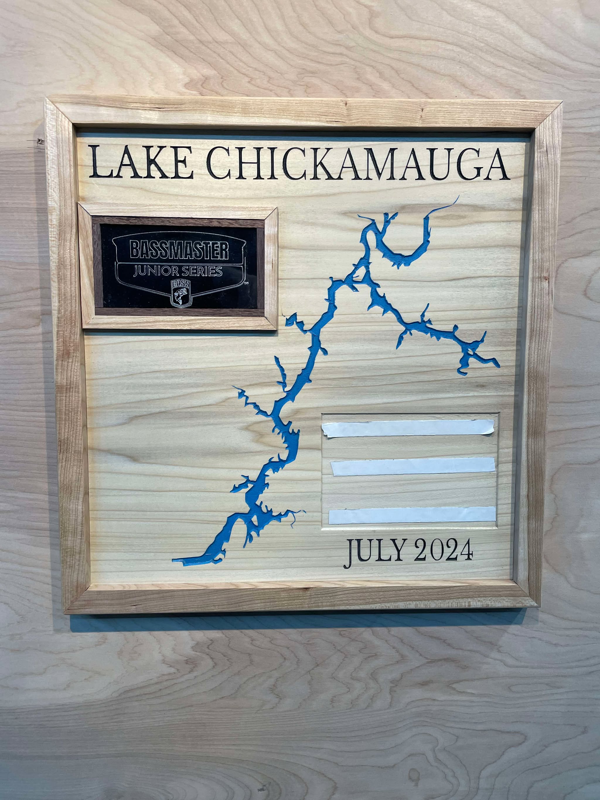 Fishing Tournament Awards, Frames, and Memories